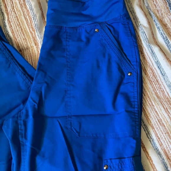 Blue scrub bottoms - Picture 3 of 3